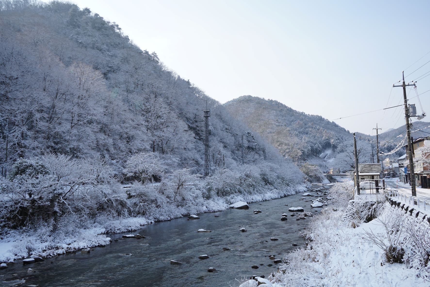 日南町の田園風景画像