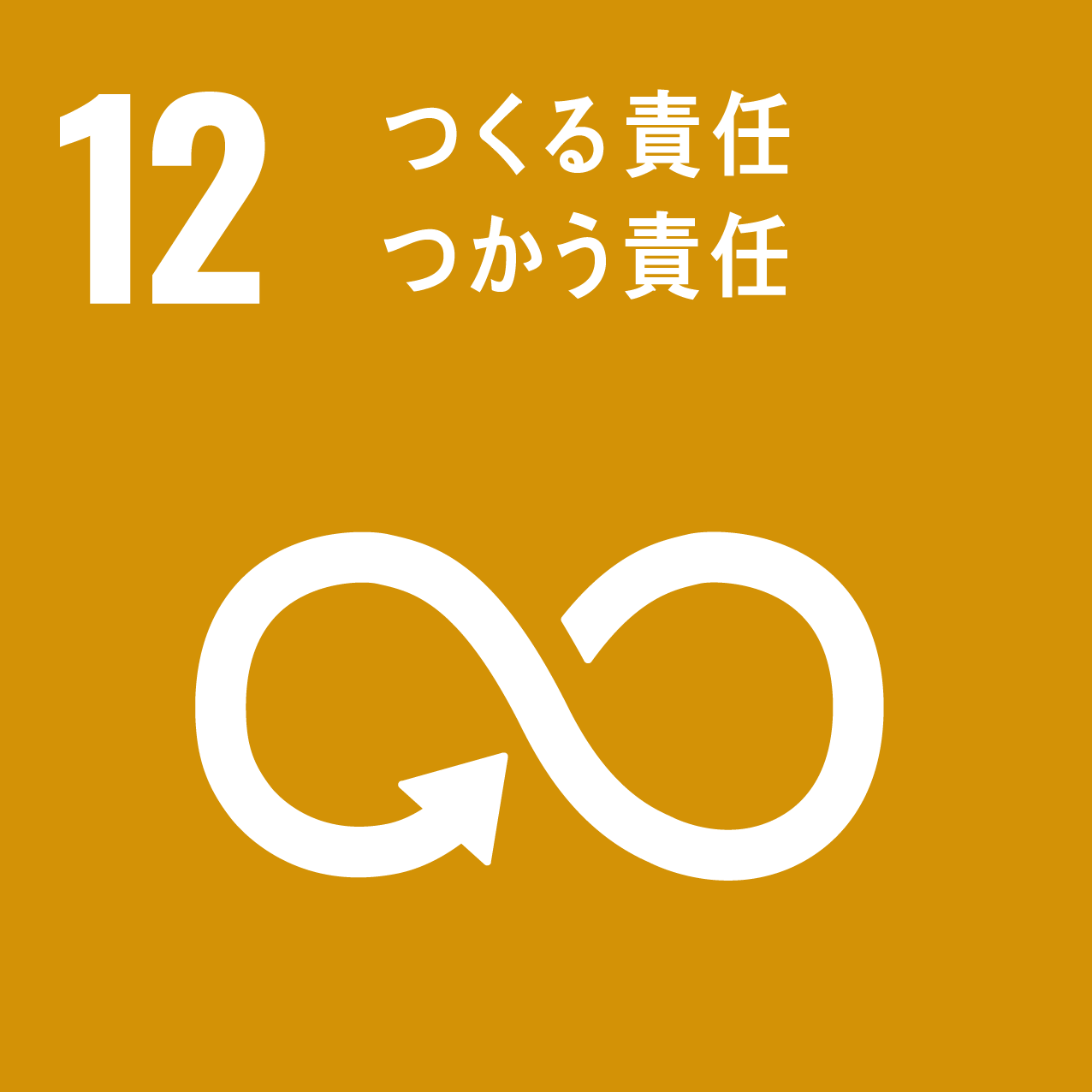 日南町と日南町産業振興センターが目指す、SDGs12のロゴ